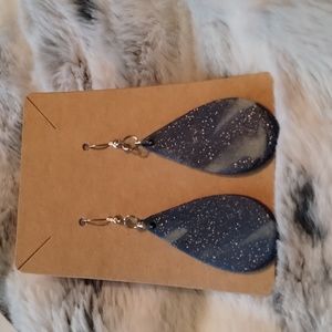 Polymer clay earrings made by hand